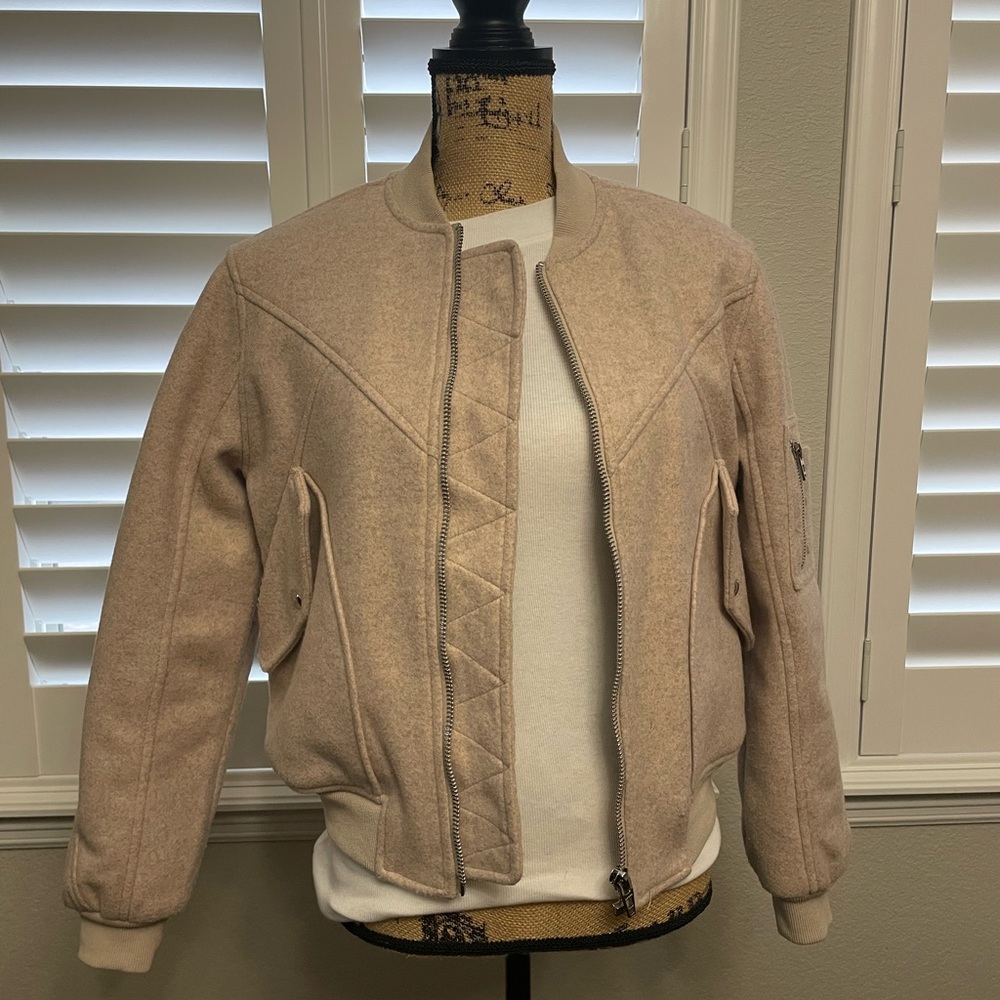 Blank NYC cozy bomber jacket